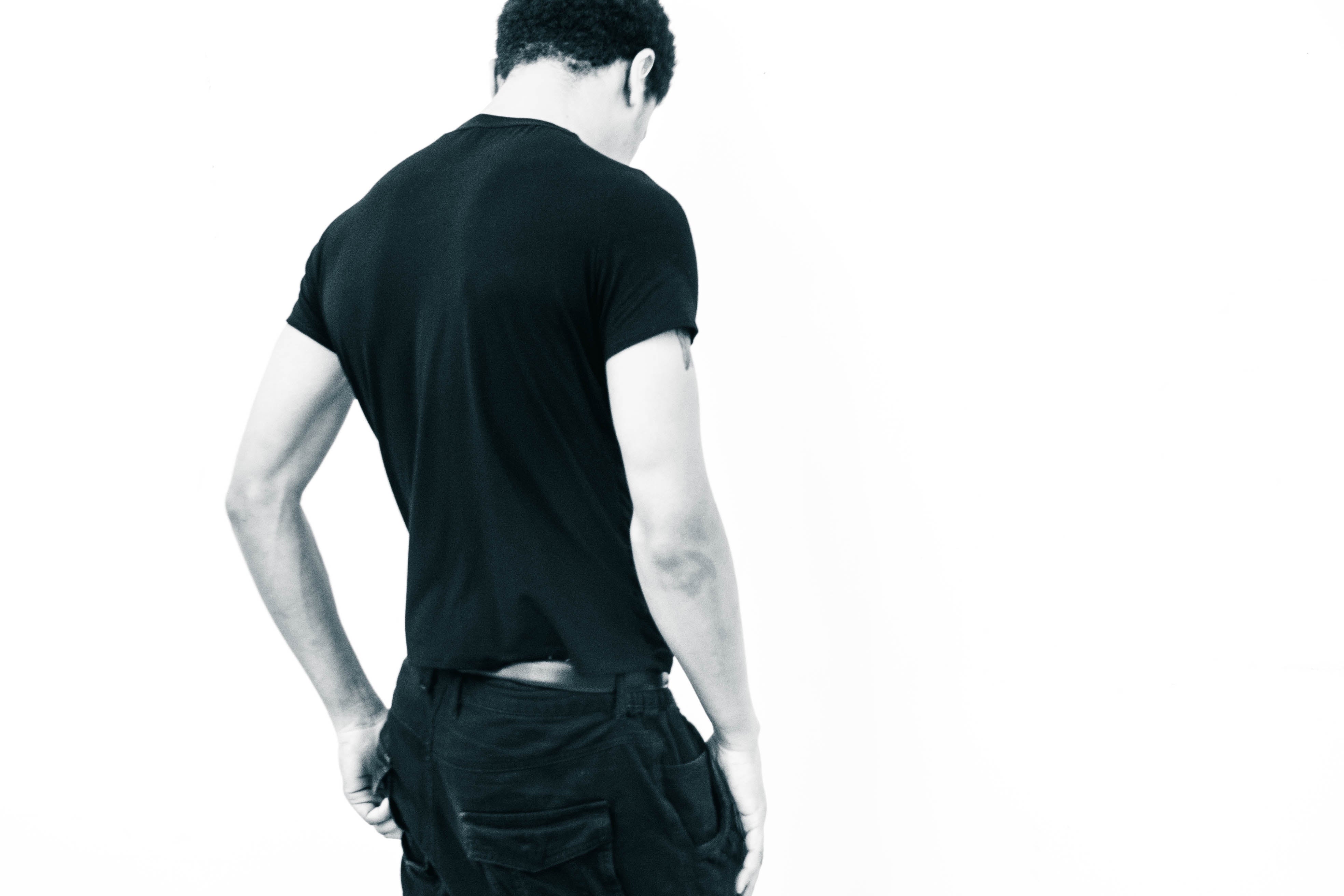 BRUSHED BAMBOO DRAPED T-SHIRT – L. MILLER
