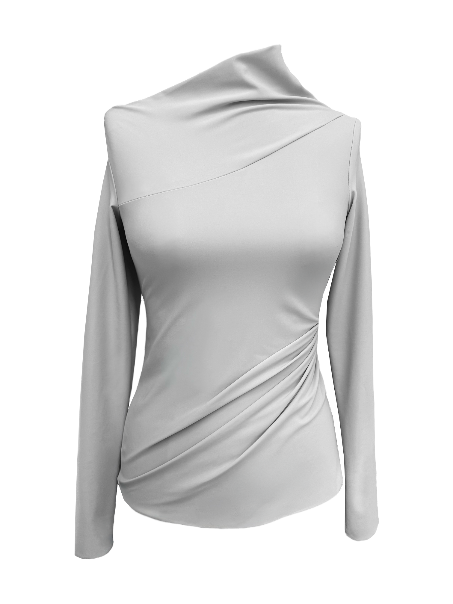 ASYMMETRICAL RECYCLED-POLY BASE LAYER