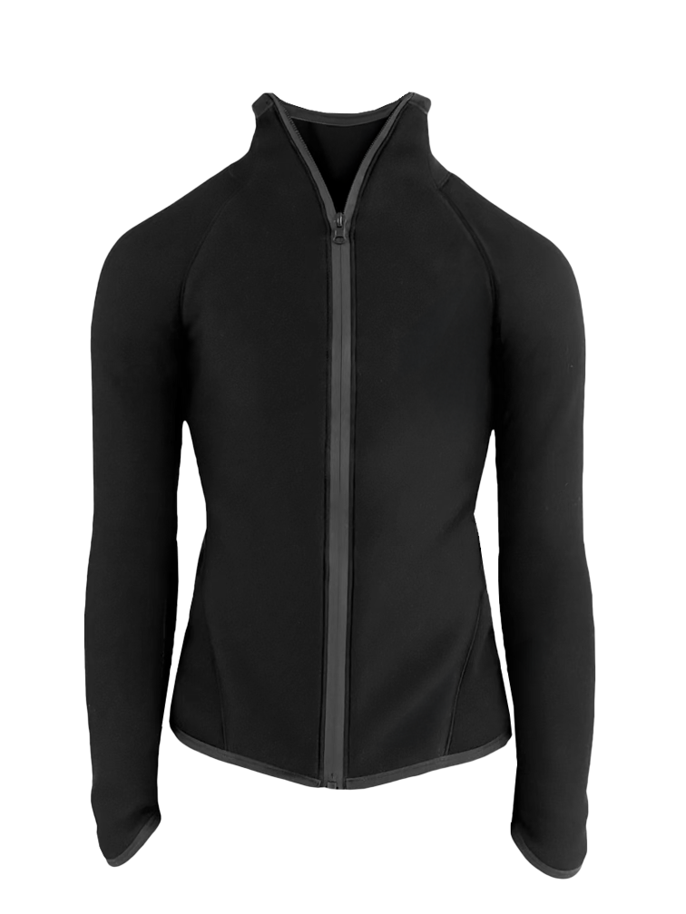 SCUBA ZIP-UP WITH PERFORATED UNDERARM